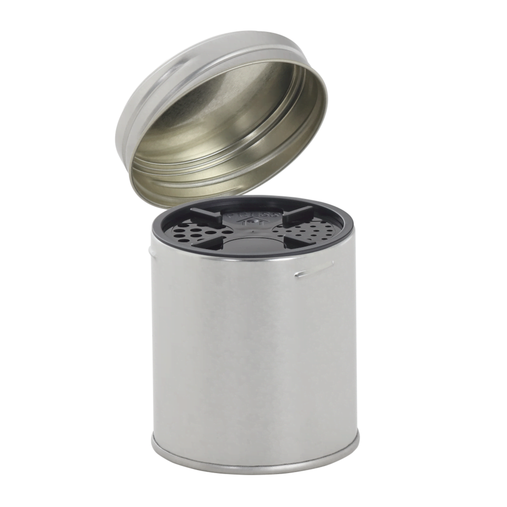 Screw-cap cans 63/70 silver 175 ml BPA-NI with shaker insert