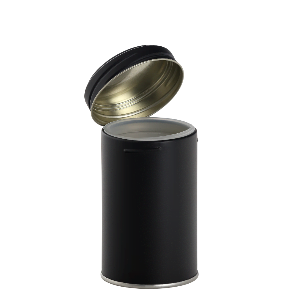 Screw-cap cans 63/100 black matt 250 ml BPA-NI