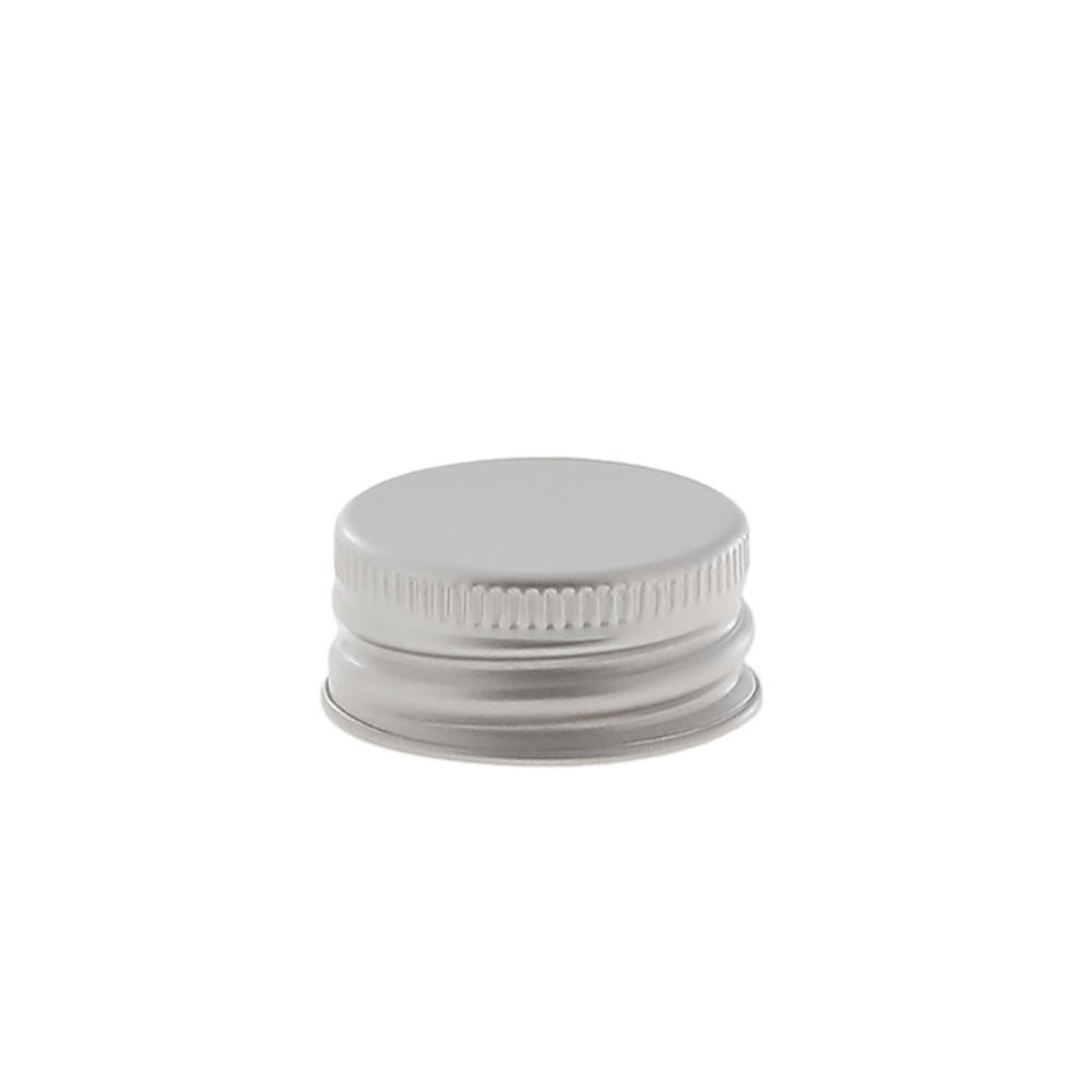 Alu screw caps 28 mm silver 