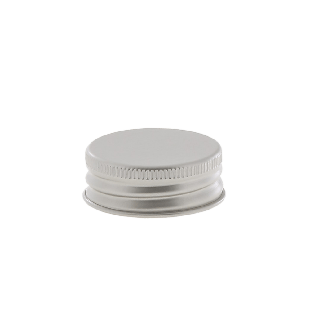 Alu screw caps 38 mm silver 