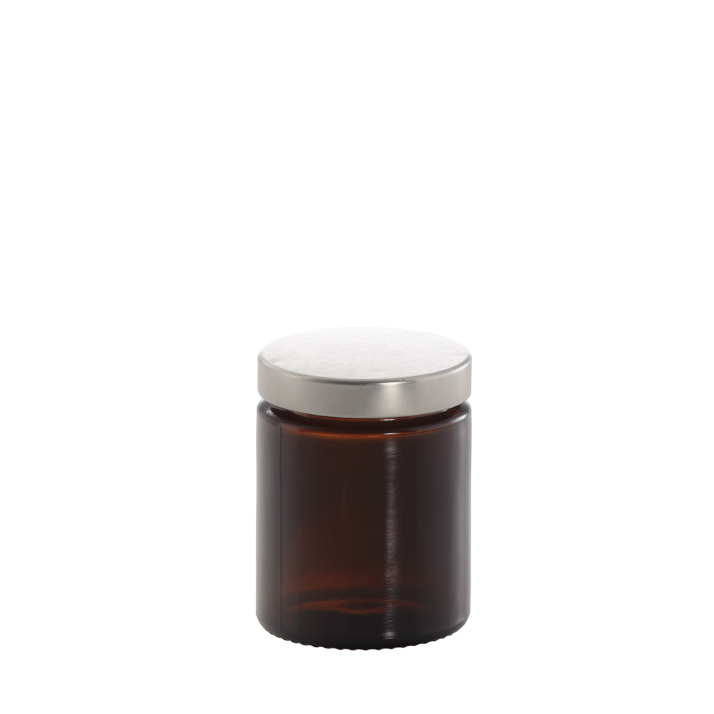 Amber glass jar 100 ml  Buy online now at